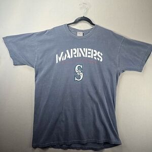 Vintage SEATTLE MARINERS American League Logo Tshirt Sz XL See Measurementsc
